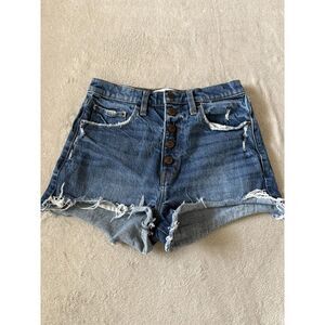 Abercrombie & Fitch Women's Size 26/2‎ High Rise Mom Shorts Beach College